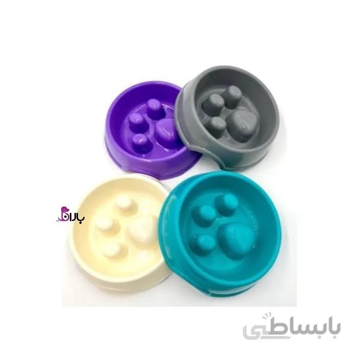 ظرف غذای آهسته خور طرح پنجه سایز کوچک