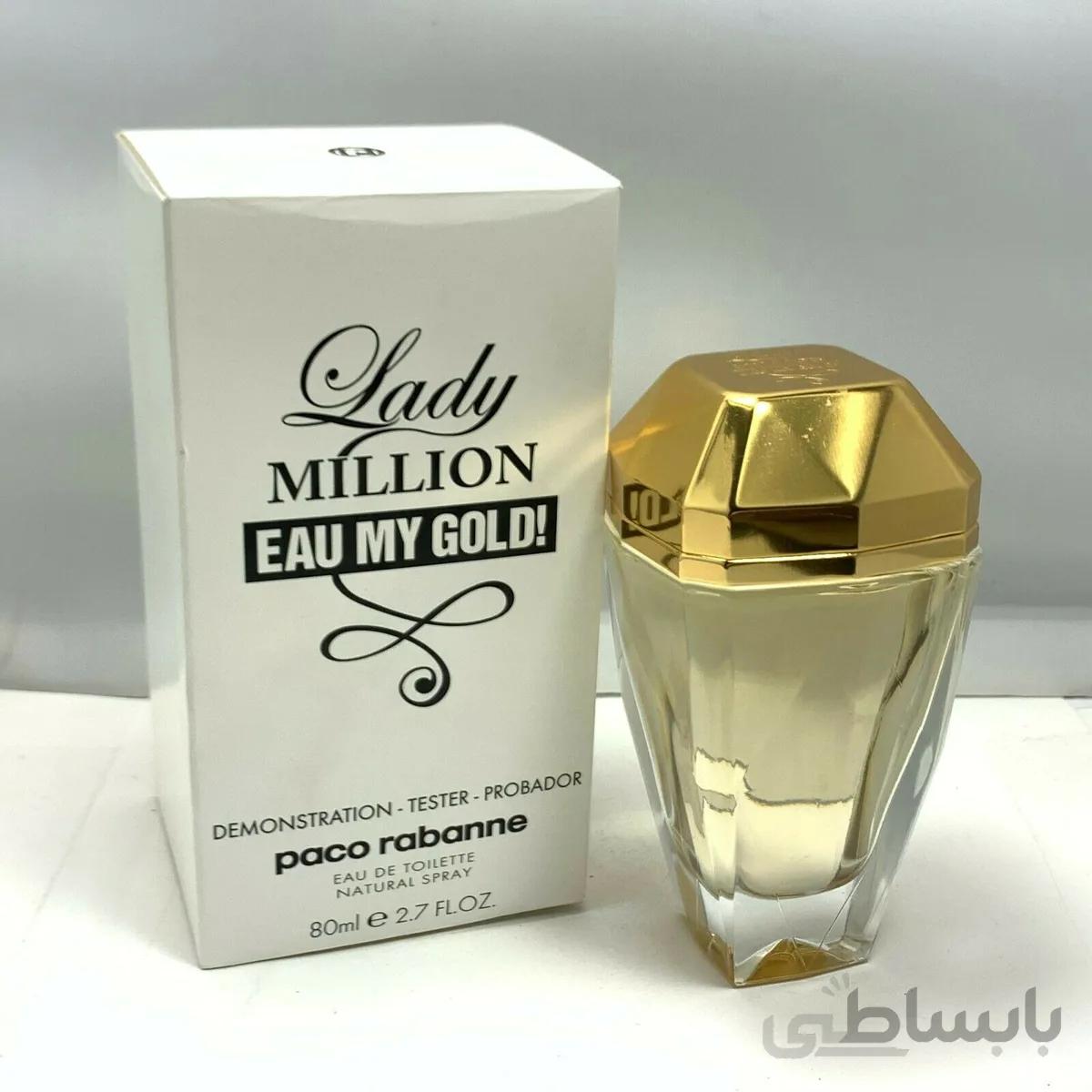 تستر ادوتویلت Lady Million Eau My Gold پاکو رابان زنانه حجم 80 ML