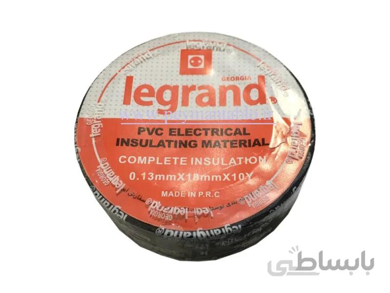 نوار چسب برق (لنت) Legrand ا نوار چسب برق (لنت) ضخامت چسب 0.13 میلیمتر عرض چسب 18 میلیمتر طول چسب 10 یارد (معادل 9.14 متر) مارک لگراند