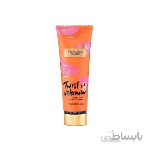 لوسیون بدن ویکتوریا سکرت مدل Twist of Watermelon حجم 236 میلی لیتر