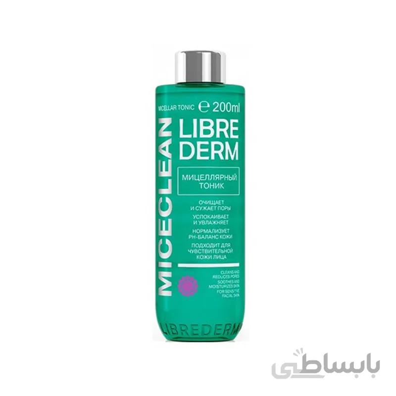 میسلار تونیک پاک کننده آرایش فاقد الکل میسکلین لیبریدرم (کد 48) LIBREDERM Miceclean Micellar Tonic 200ml