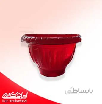 گلدان پلاستیکی دیواری (نیم گرد) کلاسیک مدل 750
