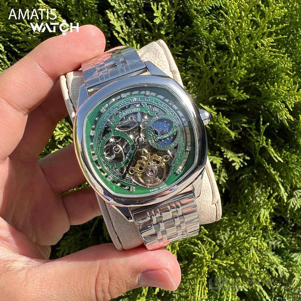 ساعت مچی مردانه کارتیر مدل Cartier Automatic 3456C