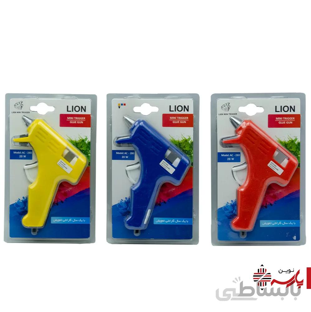 دستگاه چسب حرارتی کوچک 20 وات رنگی لیون