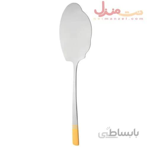 کفگیر بزرگ ناب استیل مدل فلورانس دور طلا