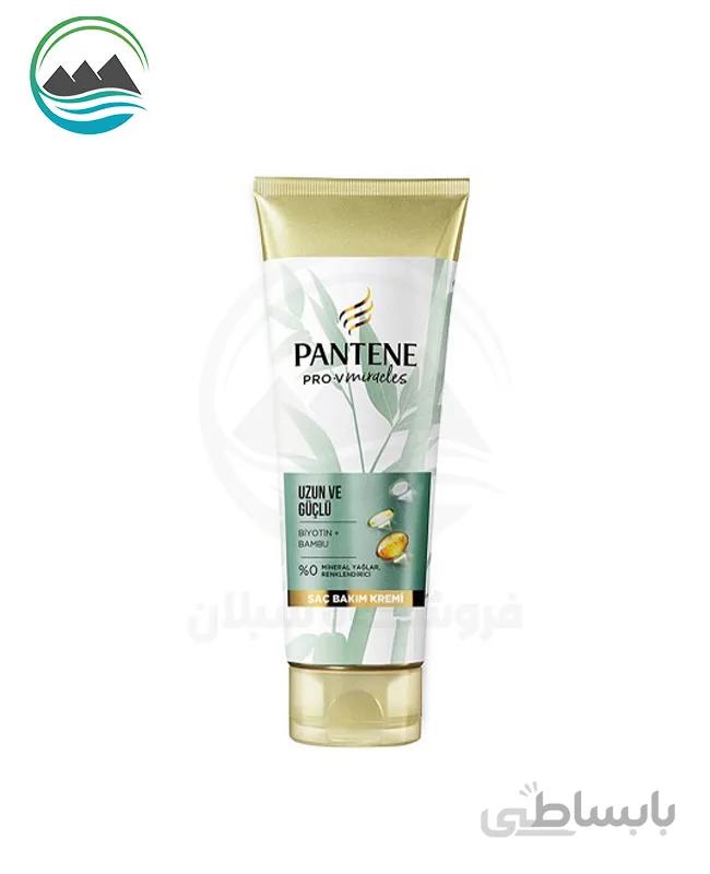 ماسک مو تقویت کننده حاوی بیوتین و بامبو مناسب انواع موحجم 275 میل پنتن ا Pantene Bamboo And Biotin Hair Mask 275ml
