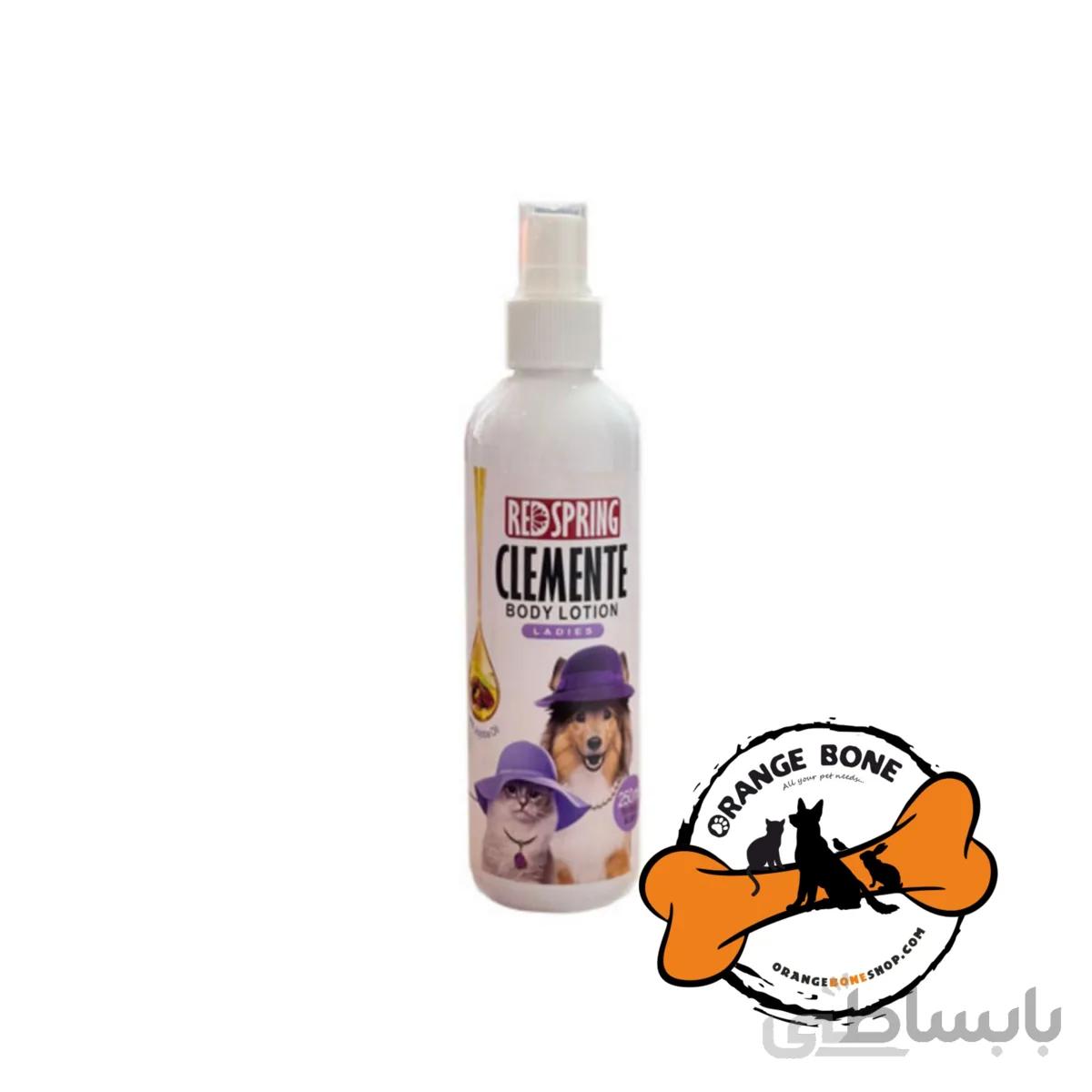 لوسیون بدن سگ و گربه رد اسپرینگ مدل کلمنته (450ml)