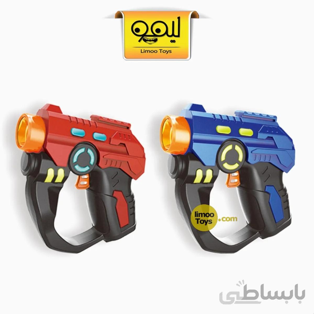 تفنگ موزیکال 2 عددی Space patrol gun