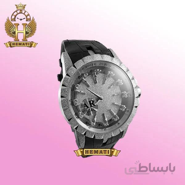 ساعت مردانه راجر دابیوس شوالیه شنی roger dubuis rog106 نقره ای