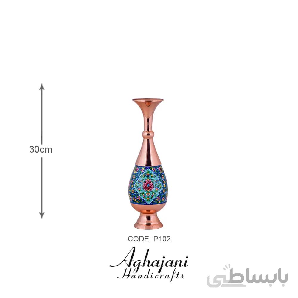 گلدان صراحی 30 مس و پرداز
