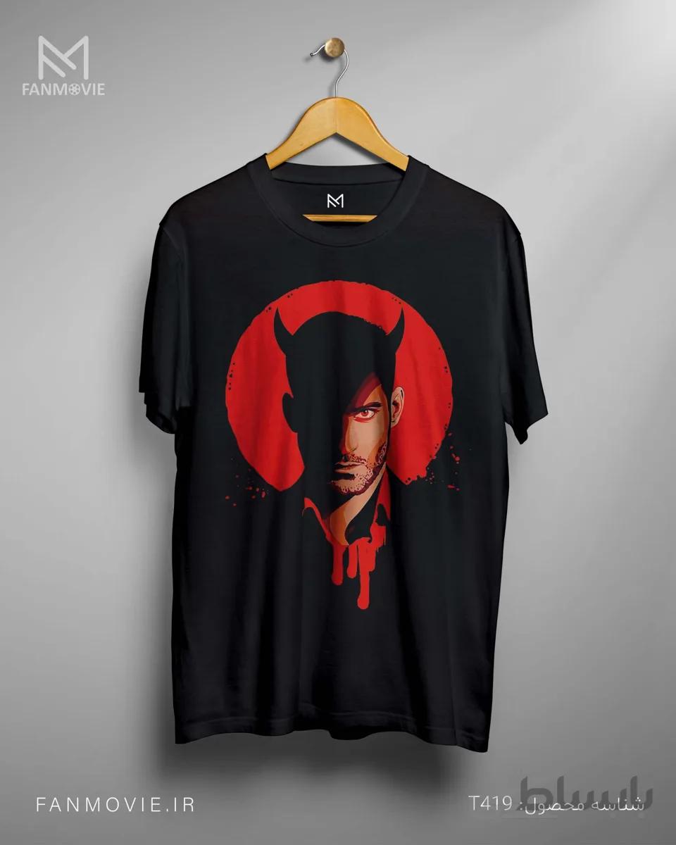 تیشرت لوسیفر طرح Red Demon
