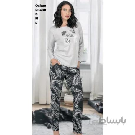 ست بلوز و شلوار زنانه ترک برند اوزکان 26480