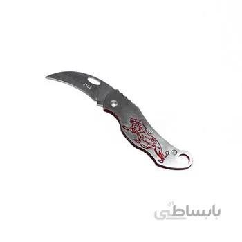 چاقو جیبی حکاکی شده طرح ببر