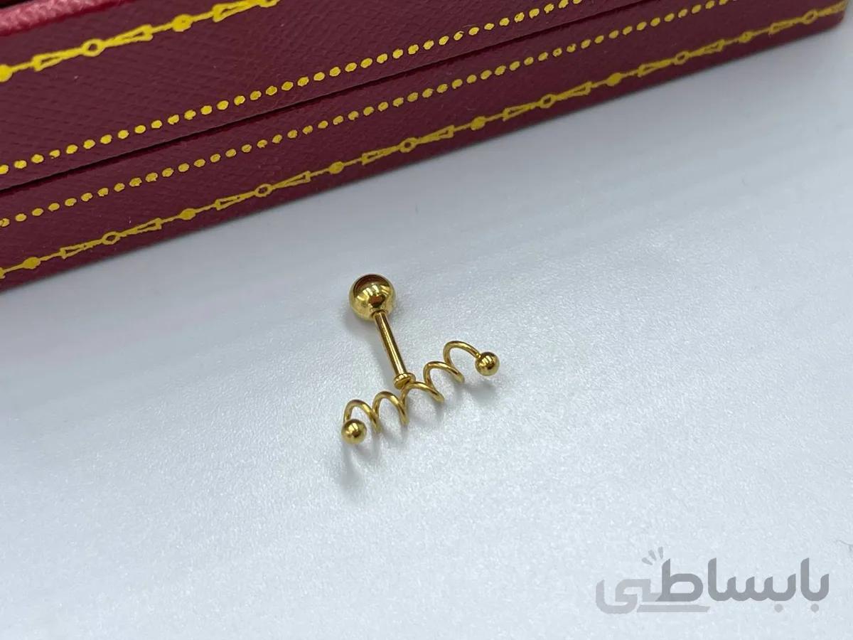 پیرسینگ طرح فنر
