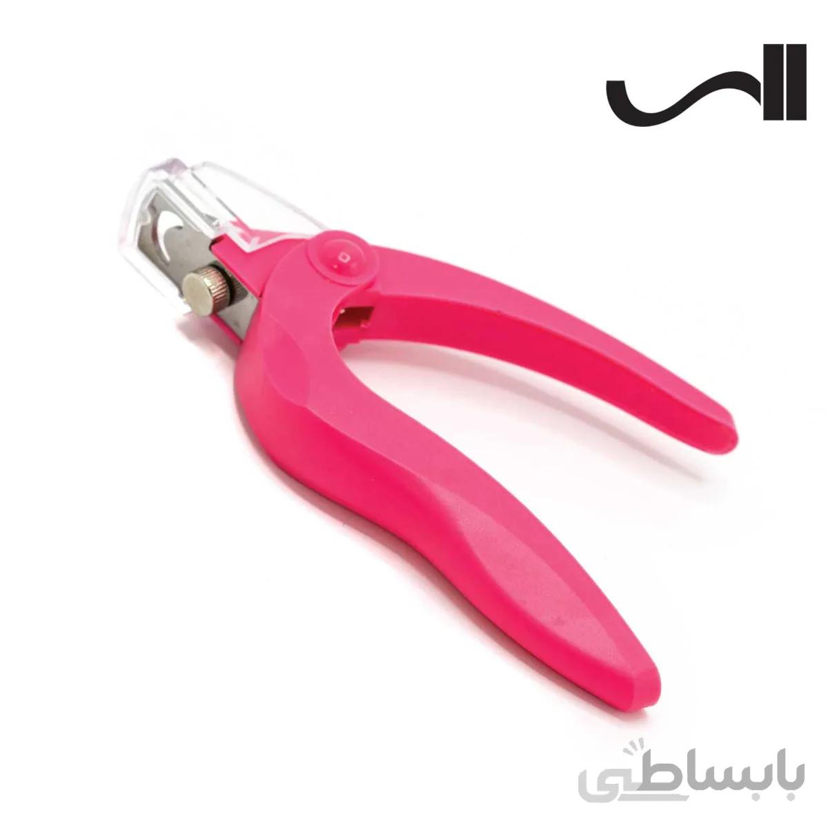 کاتر ناخن حرفه ای بزرگ صورتی شی رز Sh Rose