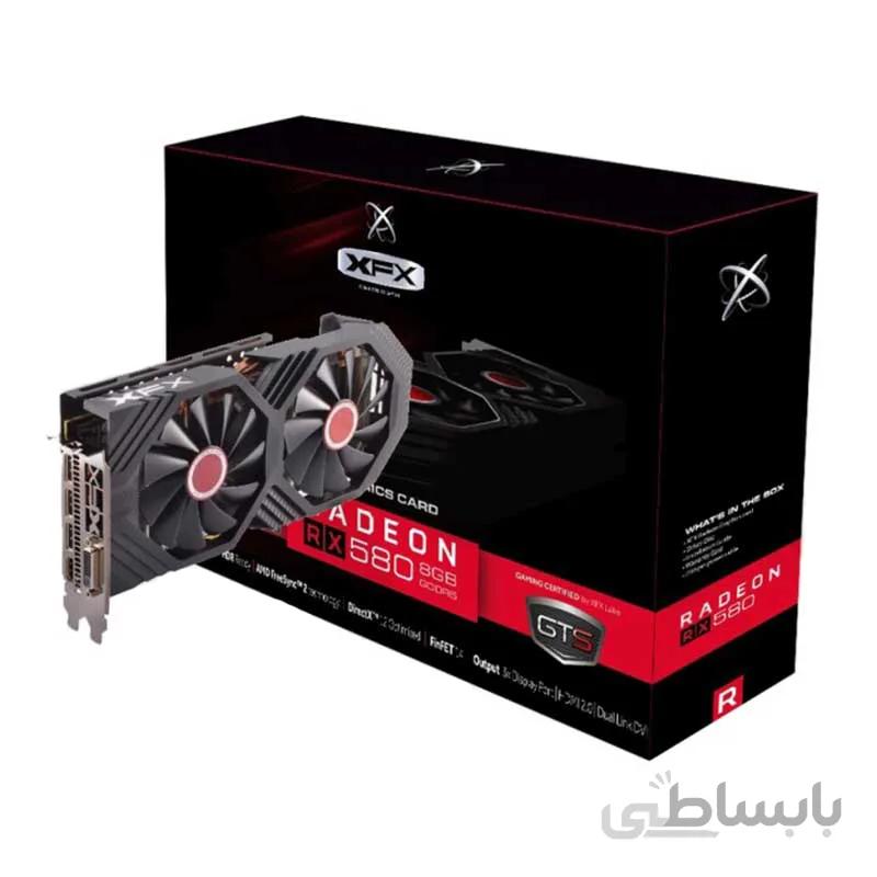 کارت گرافیک ایکس اف ایکس مدل RX580 ا XFX RX 580-8GB Graphics Card