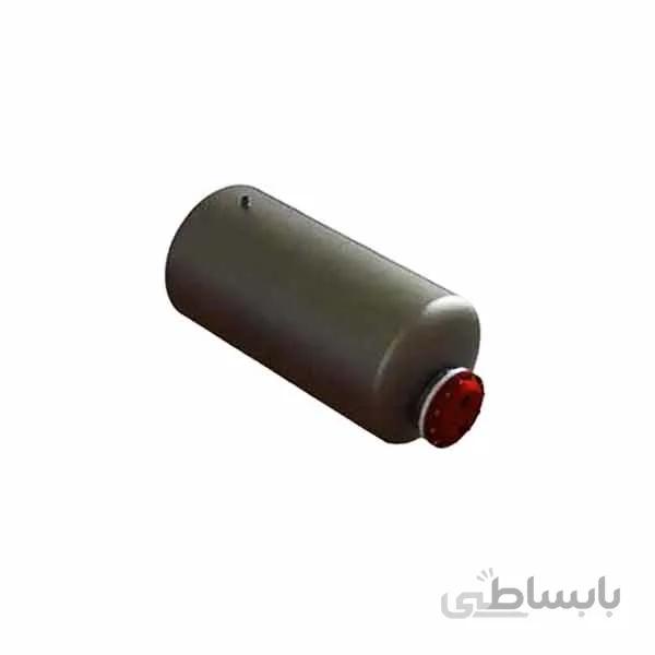 منبع کویل دار 400 لیتری افقی با ورق 8