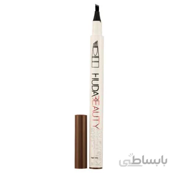 هاشور ابرو قهوه ای تیره HUDABEAUTY