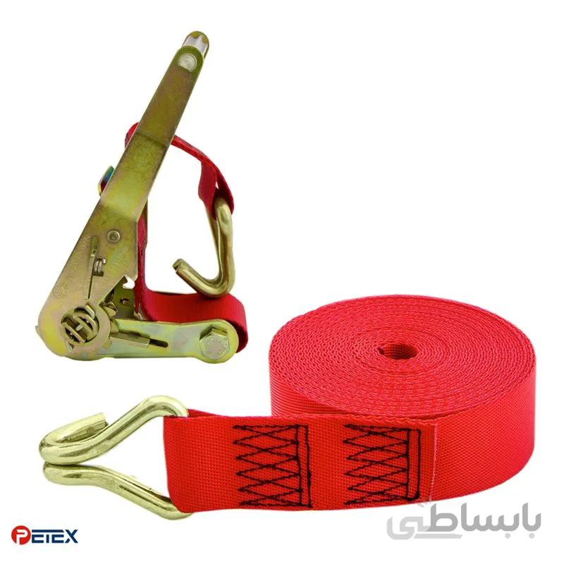 تسمه جغجغه با نوار ۳ تن پلی استر قرمز طرح ارتشی