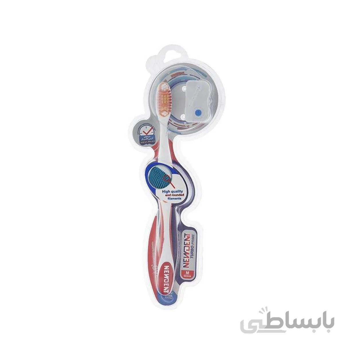 مسواک بزرگسال کانفیدنت سری نیودنت مدل Turbo-Prime با برس متوسط