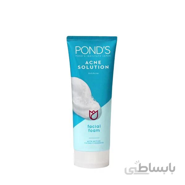 فوم شستسشوی صورت پوندز حاوی تیمول حجم ۱۰۰ میلی لیتر ا Pond’s Acne Clear Face wash foam 100ml