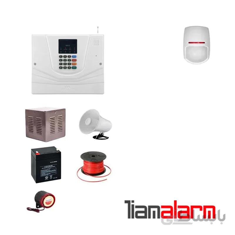 پکیج دزدگیر اماکن باسیم مدل مستر سیم کارتی و تلفنی M930PY1
