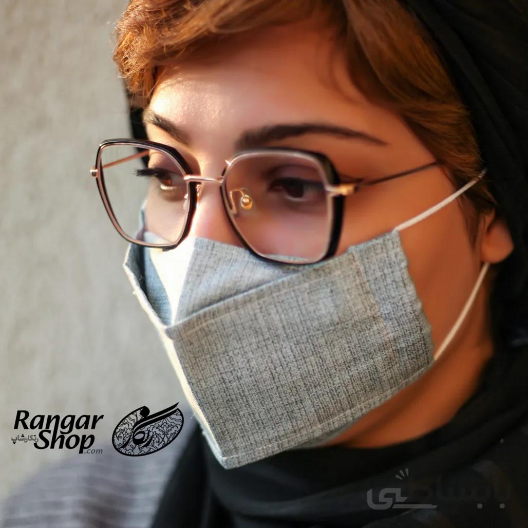 ماسک فیلتر دار طرح توسی ساده