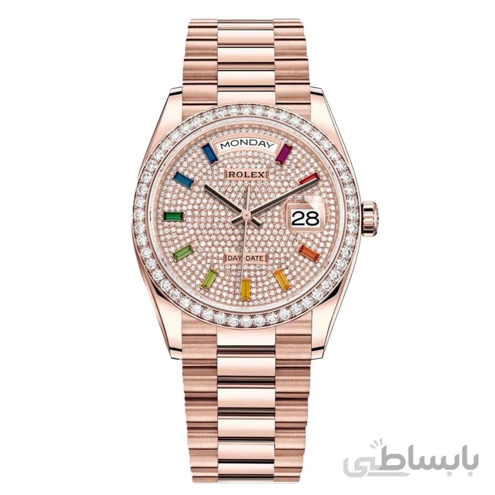 ساعت مچی رولکس مدل Rolex Day-Date Diamond Pave 4359S