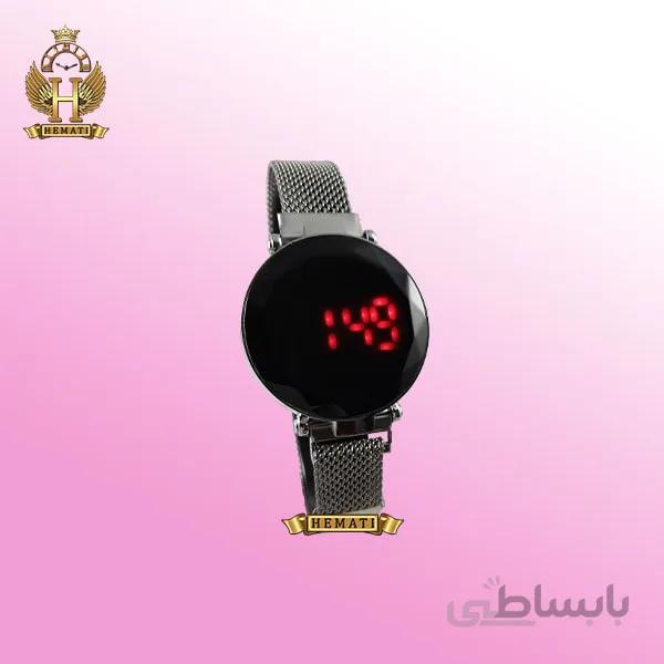 ساعت ال ای دی زنانه A803 (بند مگنتی) نقره ای