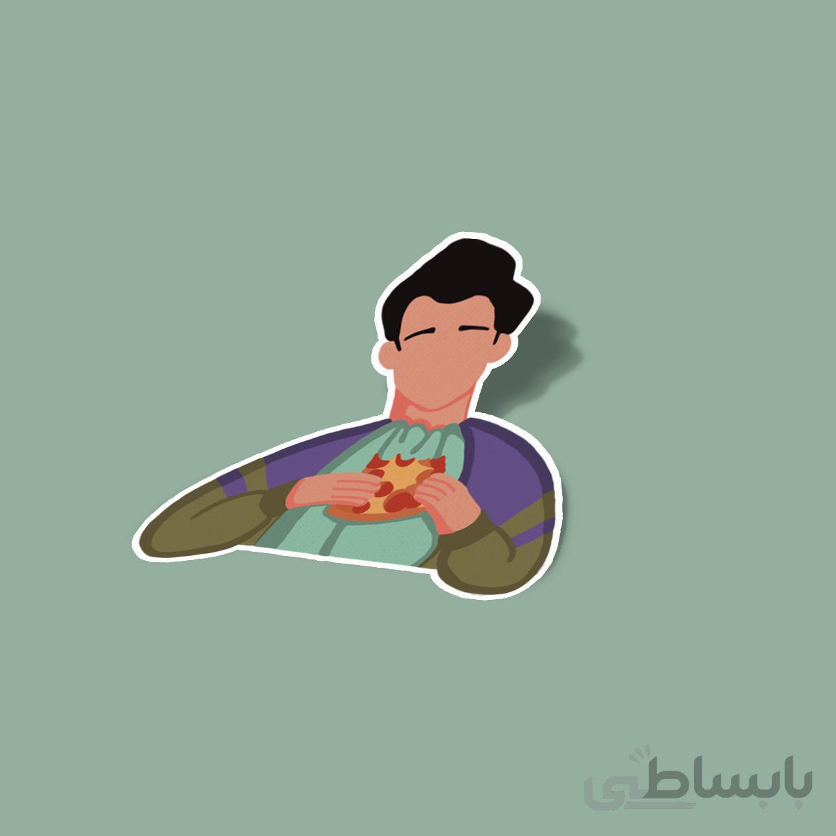 استیکر Joey doesn't share food2