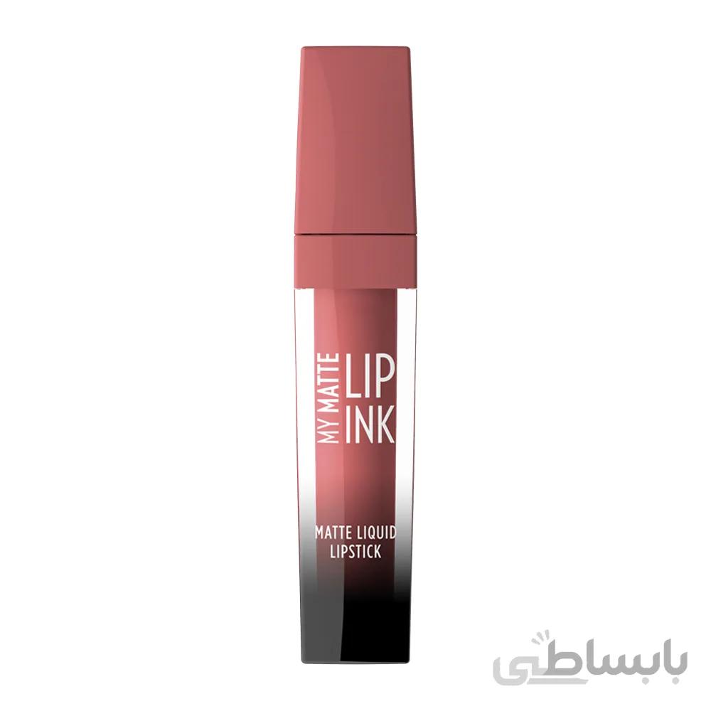 رژ لب مایع مات گلدن رز مدل My Matte Lip Ink شماره 04 ا Golden Rose My Matte Lip Ink Liquid Lipstick No. 04