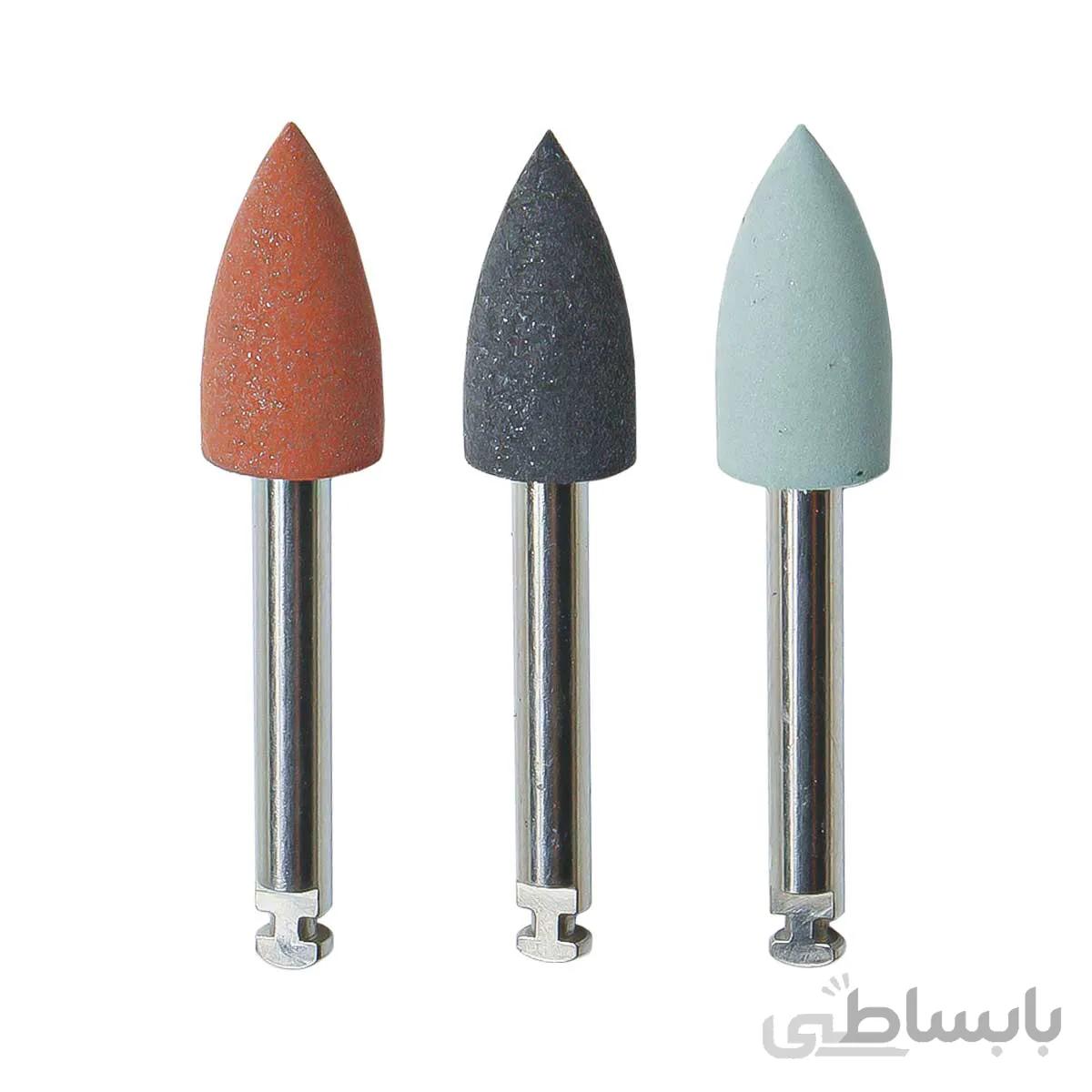 مولت سیلیکونی آمالگام مدل فلیم – شعله شمعی | Toboom Dental Silicon Amalgam Polisher