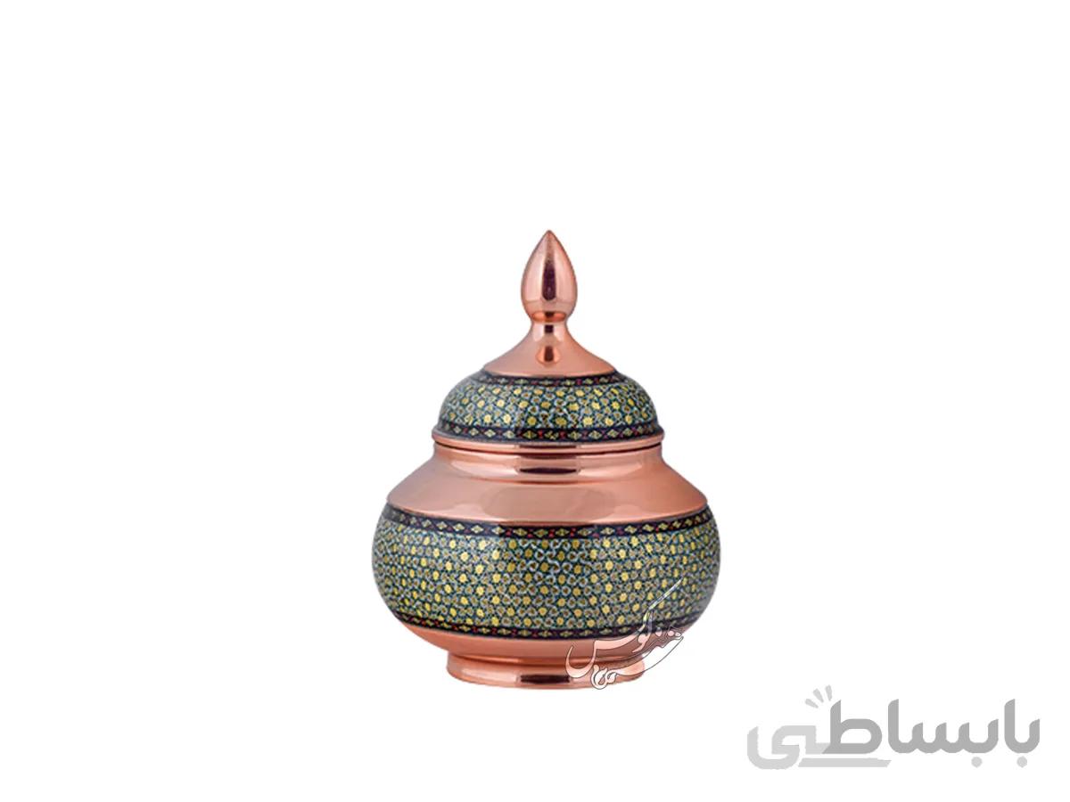 قندان مس و خاتم بزرگ آقاجانی
