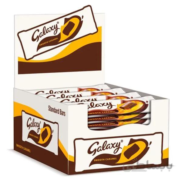 شکلات گلکسی کارامل بسته ۲۴ عددی Galaxy Caramel