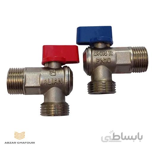 شیر اب لباسشویی ایران آلیان مدل توپی بسته 2 عددی