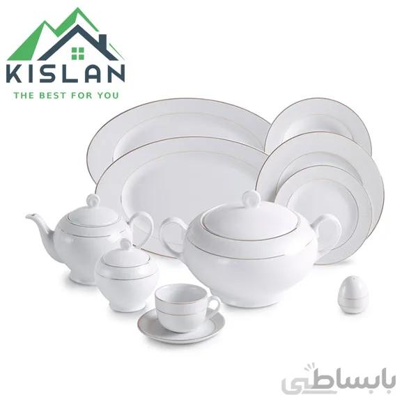 سرویس چینی 102 پارچه کامل سپید صدف