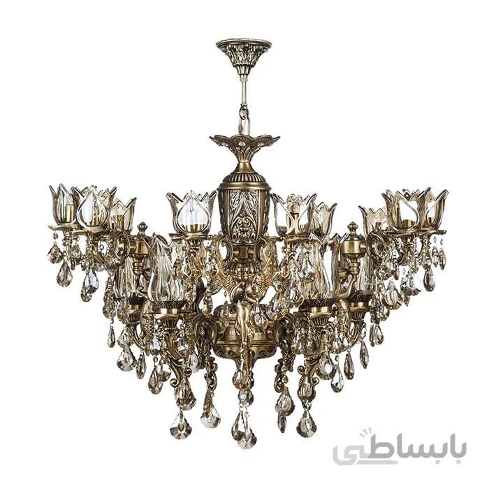 لوستر 15 شعله چشمه نور مدل M3578-5-10-A