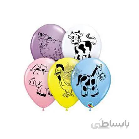 بادکنک متالیک طرح حیوانات