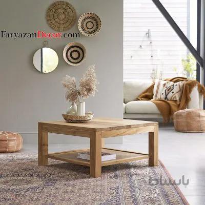 میز جلو مبلی دو طبقه کلاسیک فریازان دکور