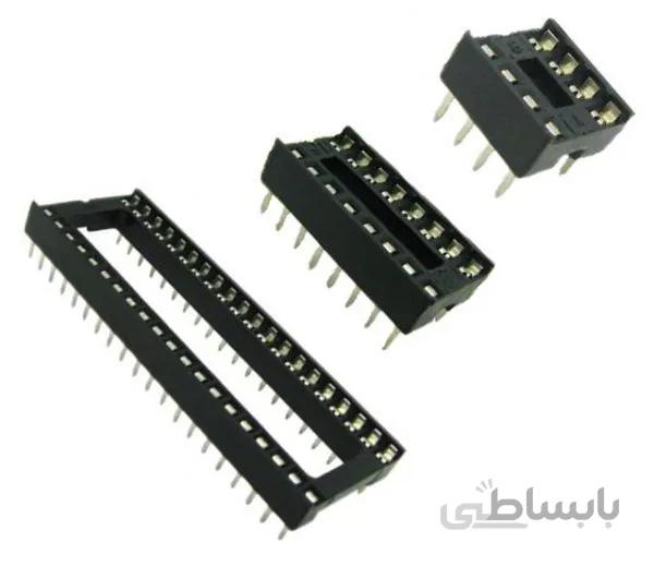 سوکت آی سی 28 پین پهن