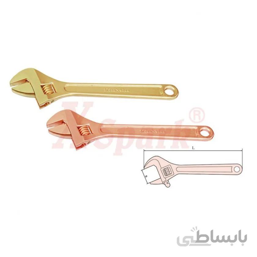 آچار فرانسه ضد جرقه 8 اینچ