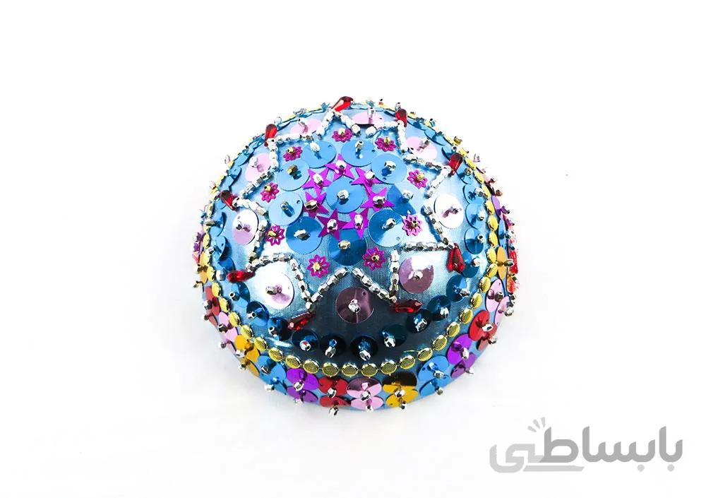 کلاه تولد دخترانه کردستان طرح بارین ا Traditional hat girls kurdistan plan barin