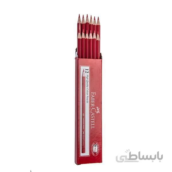 مداد قرمز فابر-کاستل بسته 12 عددی