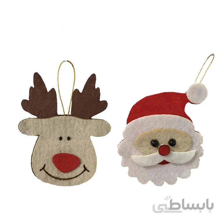 آویز بابانوئل و گوزن کریسمس مدل STCH203