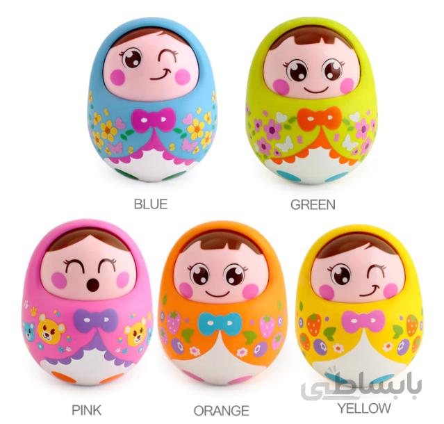 Hola 979 Baby Toys ا عروسک رولی پولی هالی تویز با چهره شاد