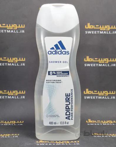 ژل حمام آدیداس زنانه سر و صورت و بدن 400 میل Adidas-adipure
