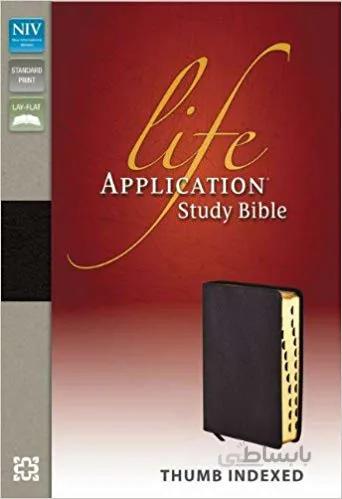 دانلود کتاب NIV, Life Application Study Bible, Bonded Leather, Burgundy, Indexed, Red Letter Edition