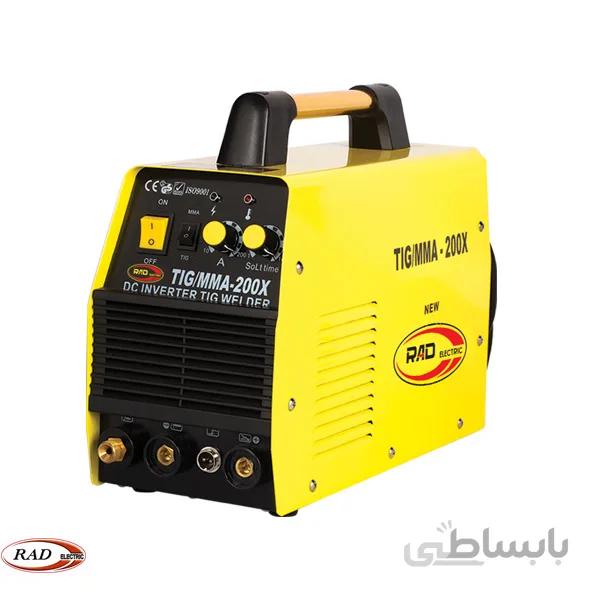 دستگاه جوش آرگون تک فاز مدل TIG 200 X DC راد الکتریک