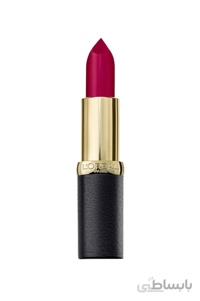 L Oreal Paris رژ لب – رژ لب اعتیاد Color Riche Matte 463 Plum Tuxedo 3600523399895