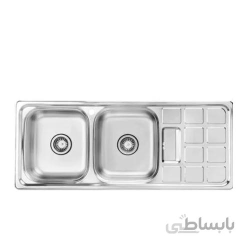 سینک ظرفشویی توکار بیمکث ا Bimax Double Bowl Sink BS511